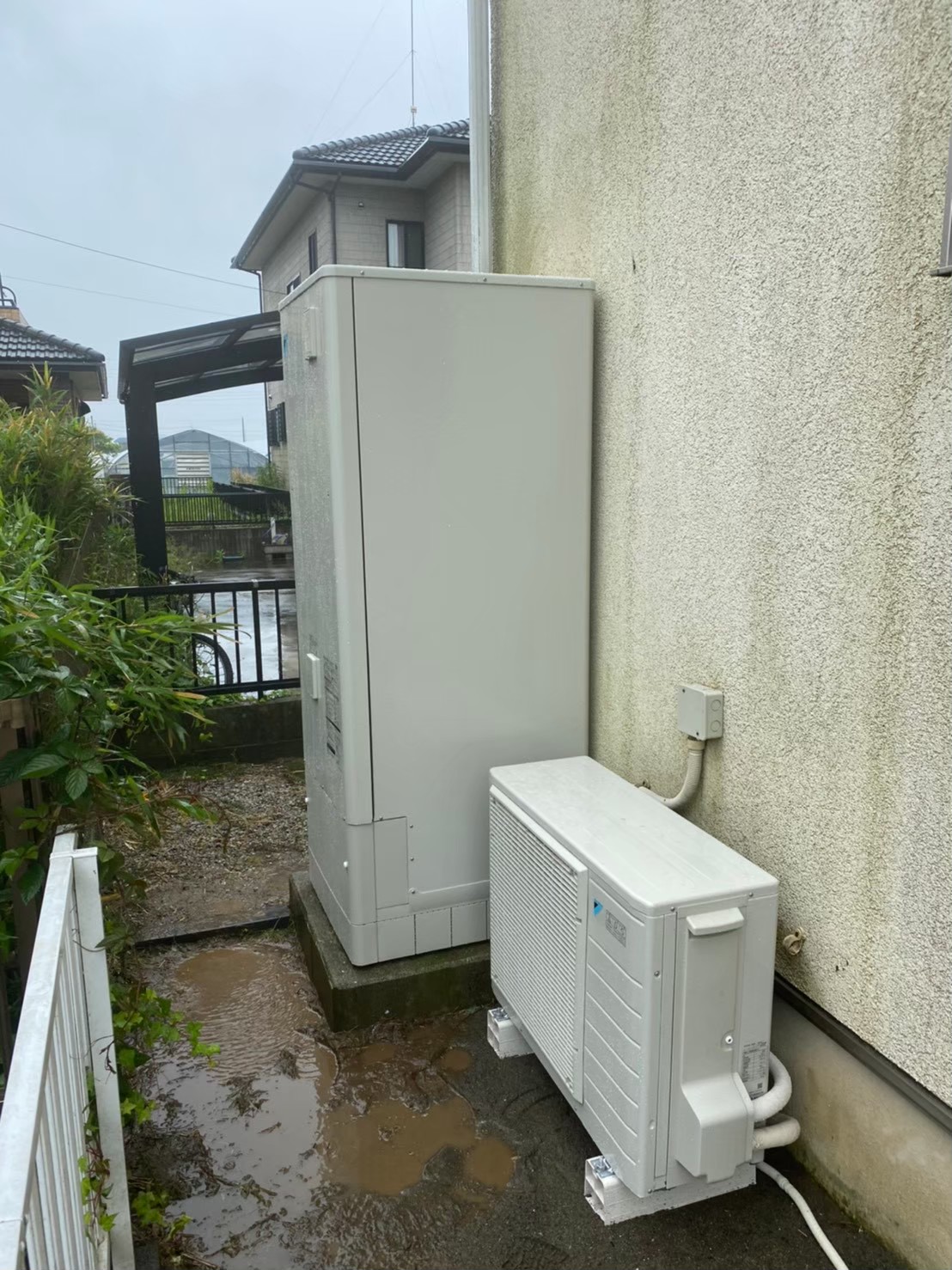 千葉県山武市富田エコキュート交換工事T様